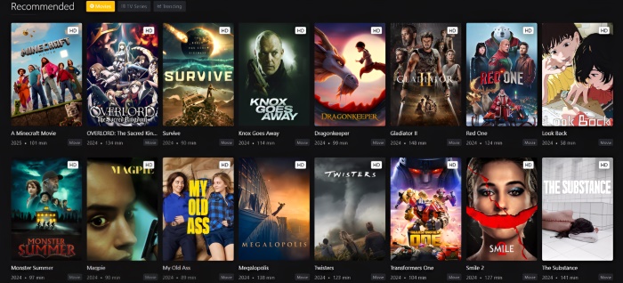 banner movies 2025 on PrimeWire
